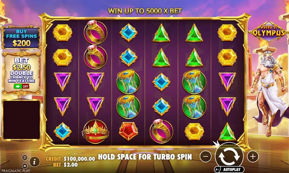 Gates of Olympus Slot Screenshot